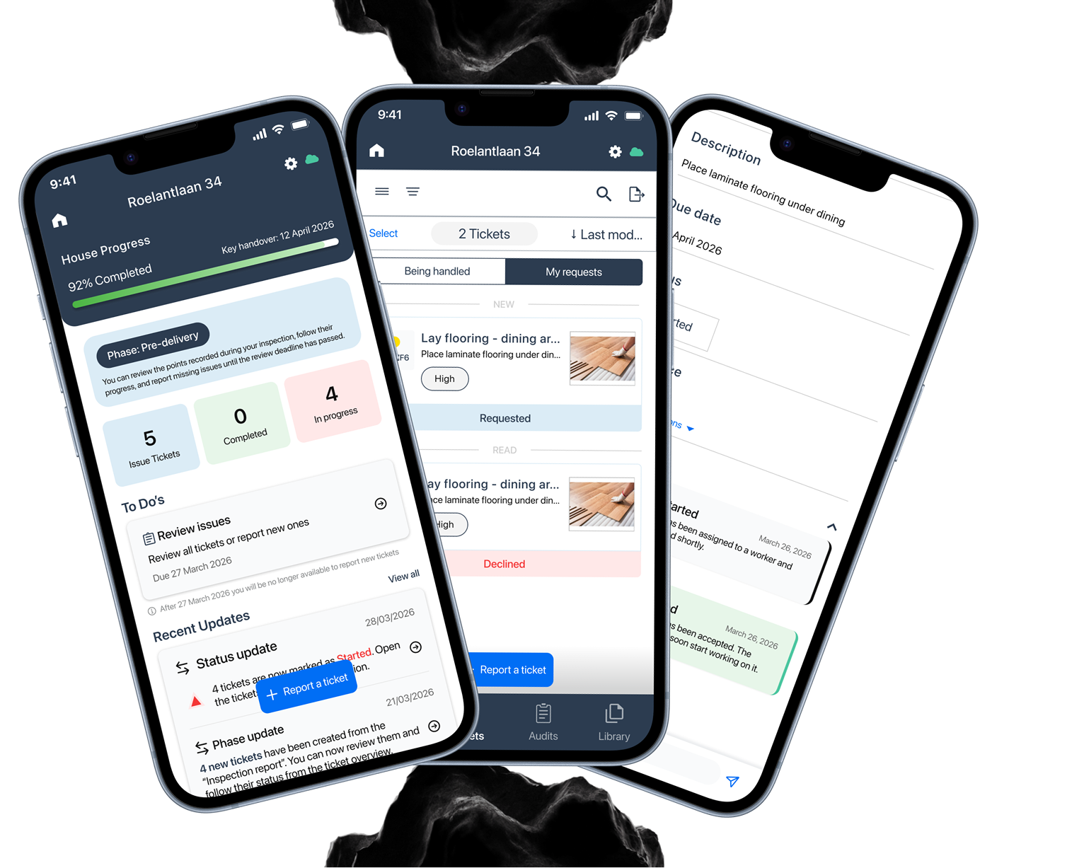 Final Ed Controls homebuyer interface screens