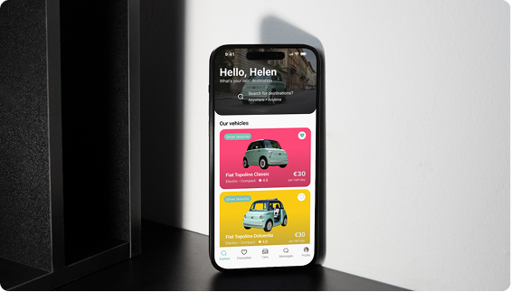 eMotion mobile app mockup